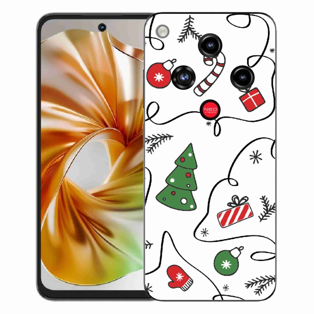 ZTE Nubia Focus 2 zselés borító mmCase - Karácsonyi motívumok
