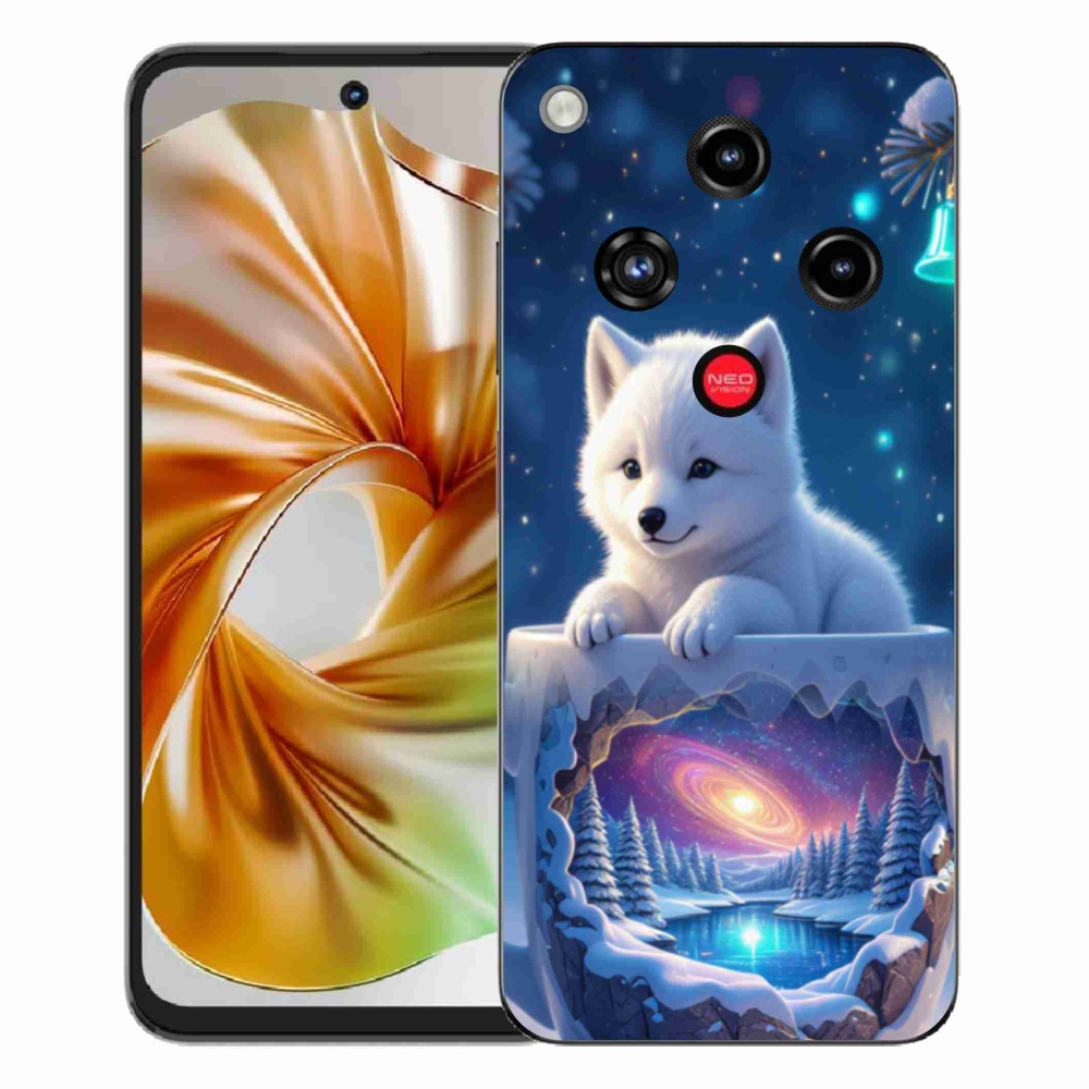ZTE Nubia Focus 2 zselés borító mmCase - Karácsonyi kölyökkutyus