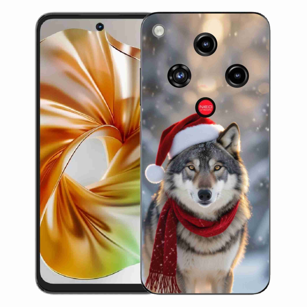 ZTE Nubia Focus 2 zselés tok mmCase - Karácsonyi farkas