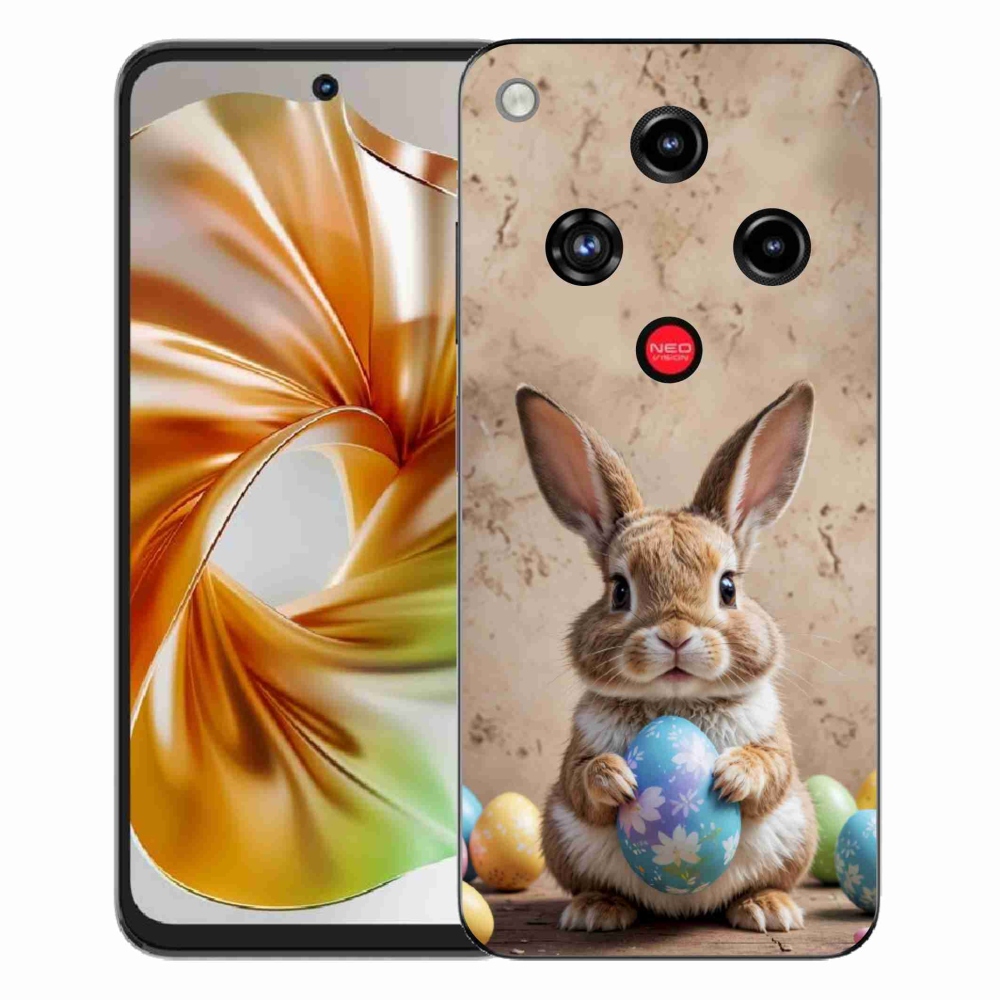 ZTE Nubia Focus 2 zselés tok mmCase - Húsvéti nyuszi