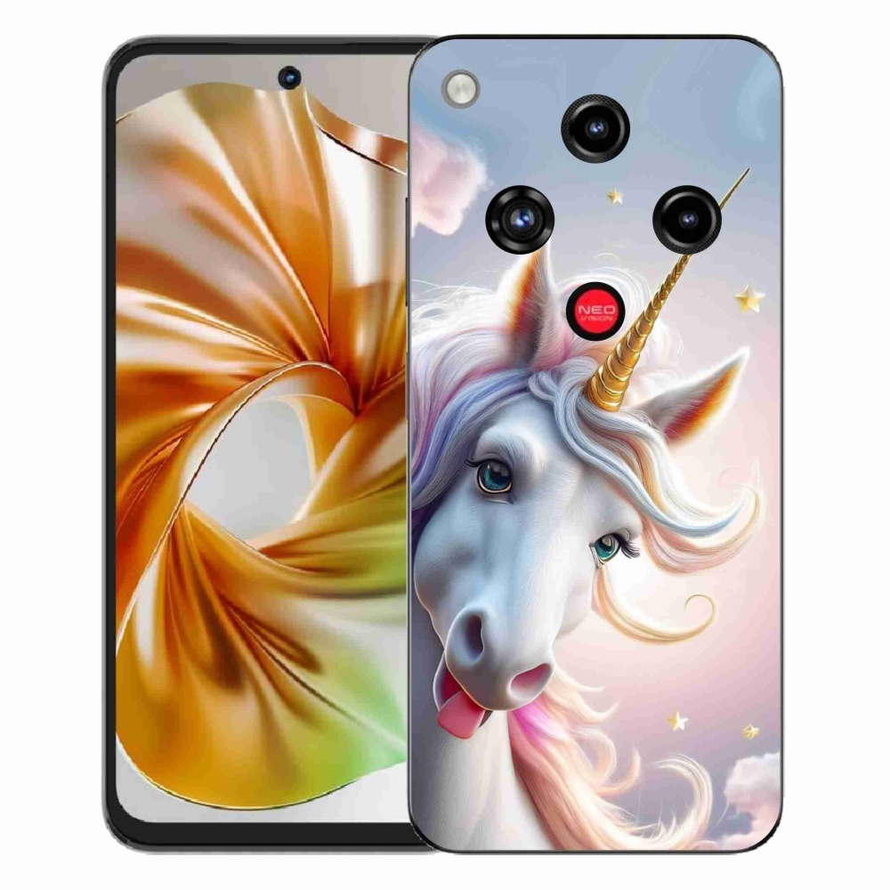 ZTE Nubia Focus 2 zselés borítás mmCase - vidám egyszarvú