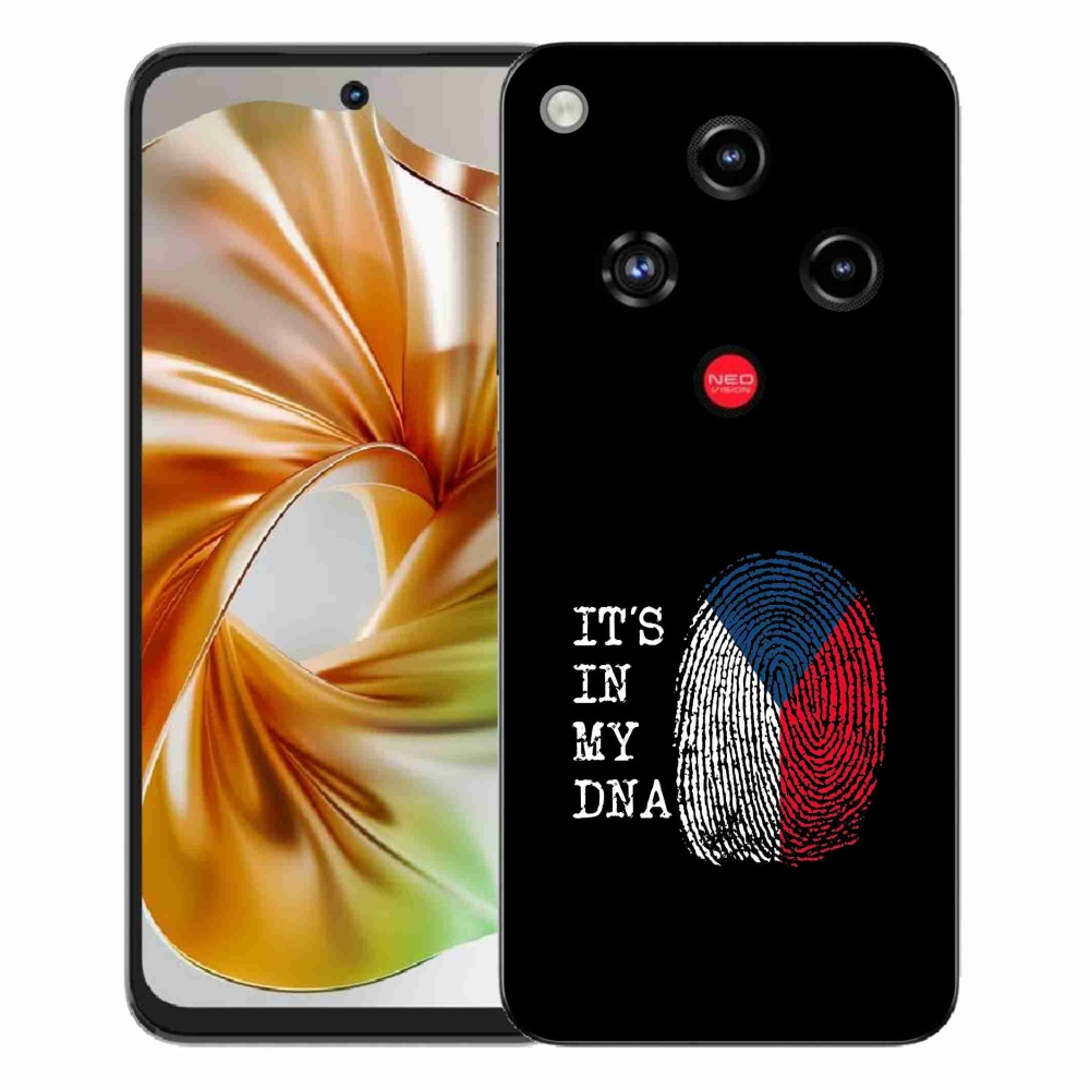 ZTE Nubia Focus 2 zselés borító mmCase - zászlós ujjlenyomat fekete háttérrel