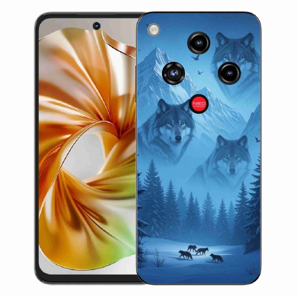 ZTE Nubia Focus 2 zselés tok mmCase - farkas csomag
