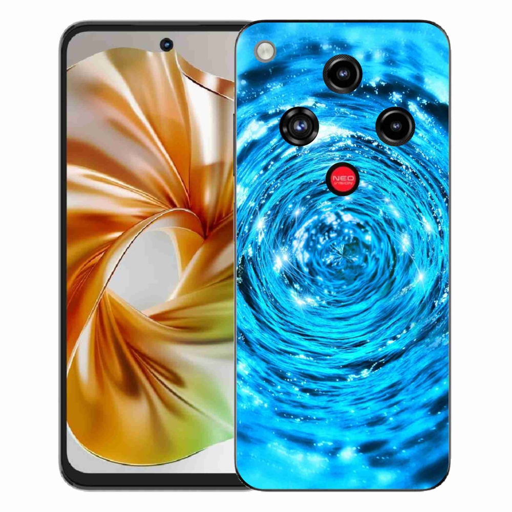 ZTE Nubia Focus 2 zselés tok mmCase - water vortex - vízörvény