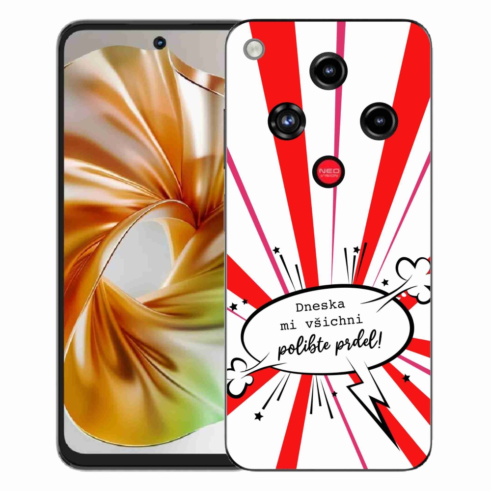 ZTE Nubia Focus 2 zselés borító mmCase - vicces szöveg 15 fehér háttér