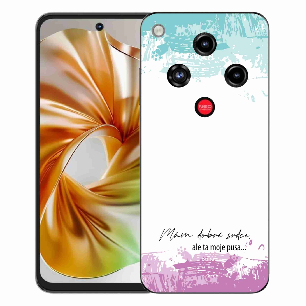 ZTE Nubia Focus 2 zselés borító mmCase - vicces szöveg 3 fehér háttér
