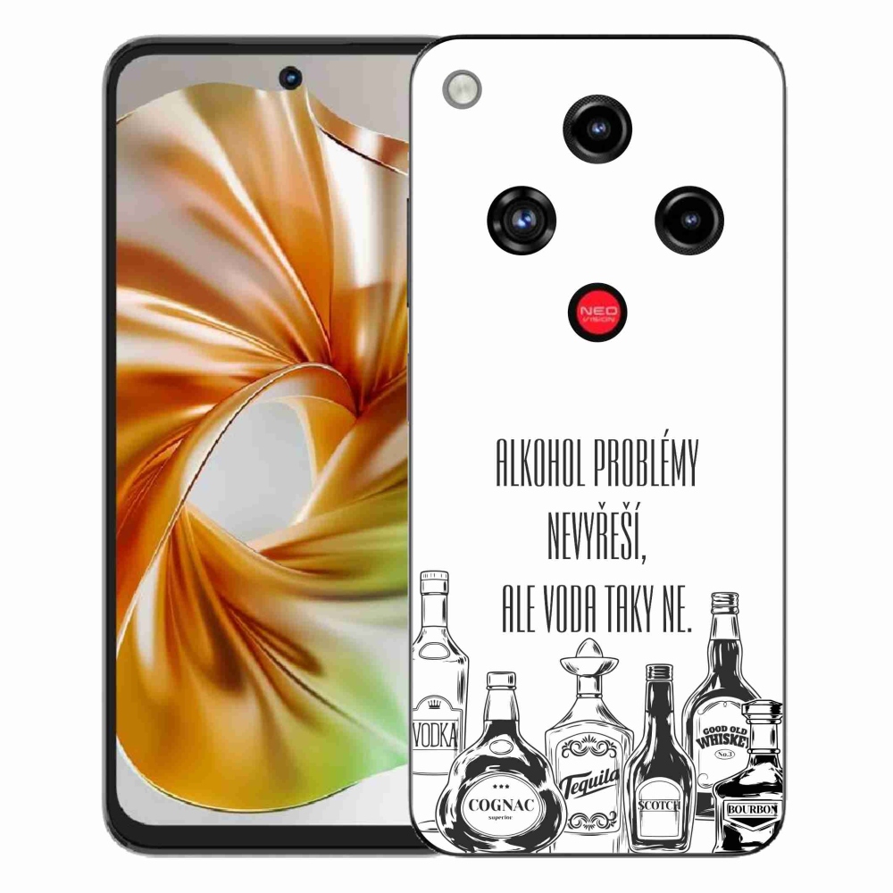 ZTE Nubia Focus 2 zselés borító mmCase - vicces szöveg fehér háttérrel