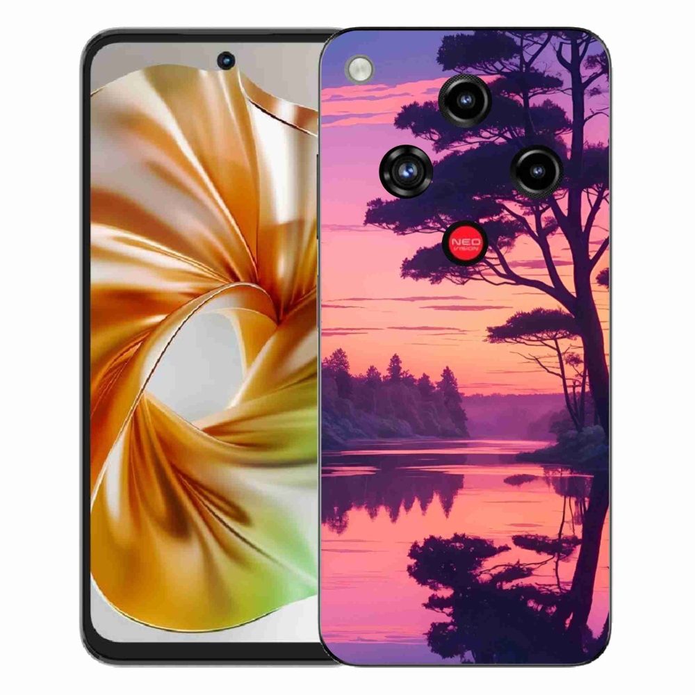 ZTE Nubia Focus 2 zselés tok mmCase - naplemente a tó felett
