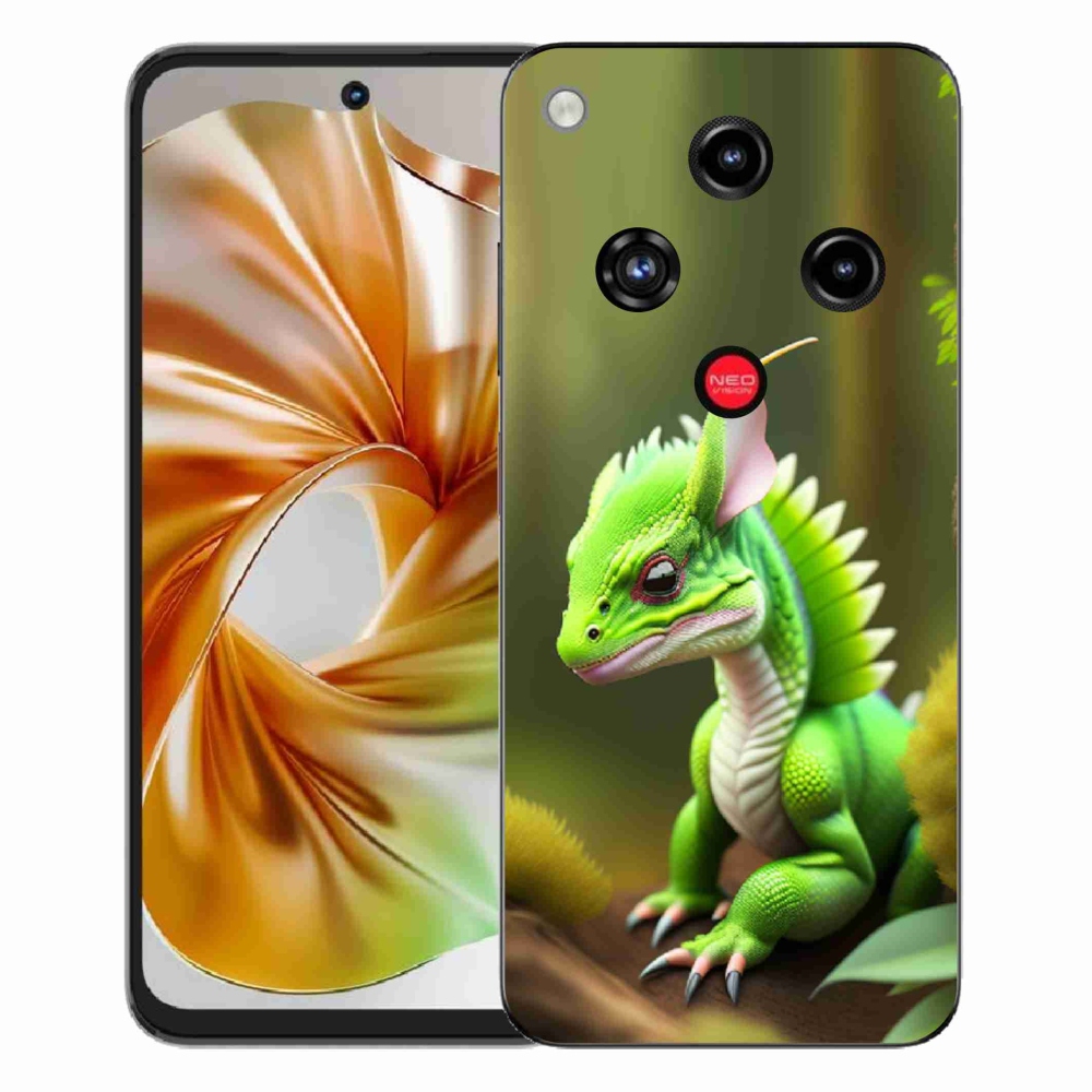 ZTE Nubia Focus 2 zselés tok mmCase - zöld sárkány