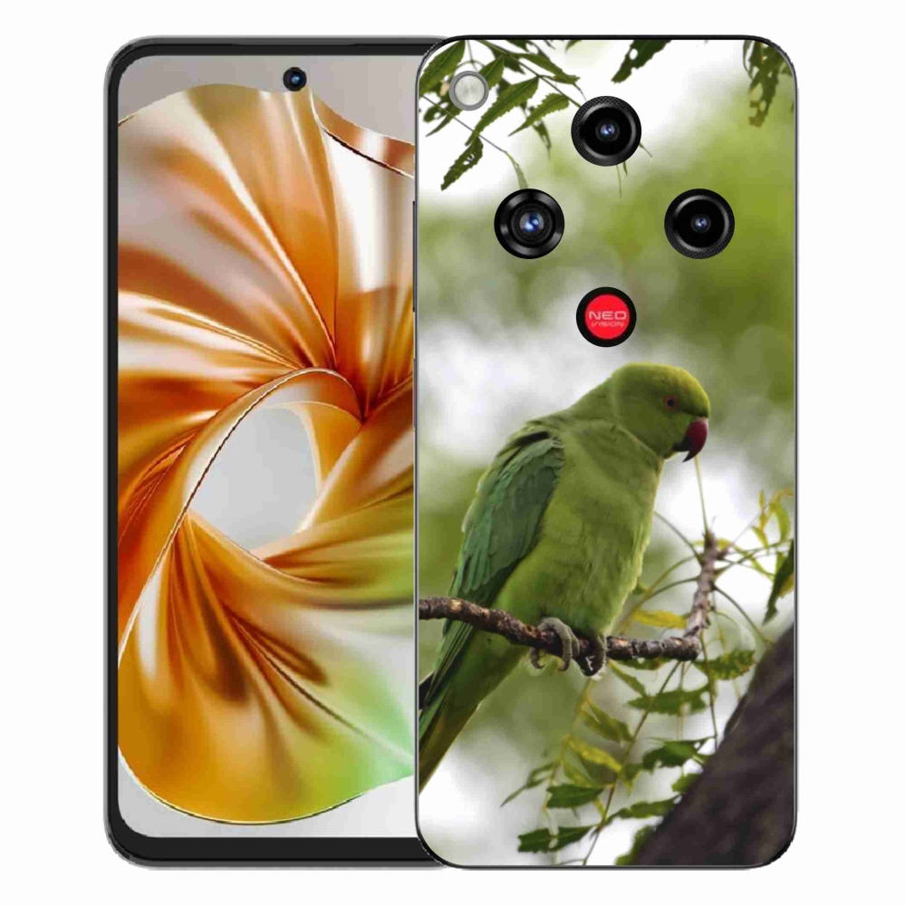ZTE Nubia Focus 2 zselés borító mmCase - zöld papagáj