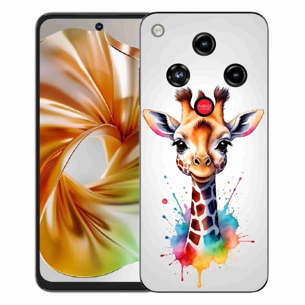 ZTE Nubia Focus 2 zselés tok mmCase - zsiráf 1