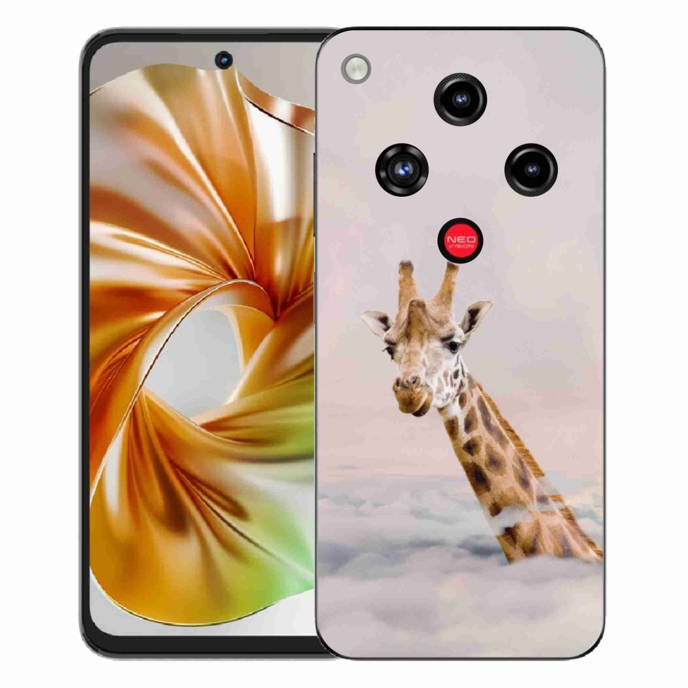 ZTE Nubia Focus 2 zselés tok mmCase - zsiráf a felhőkben