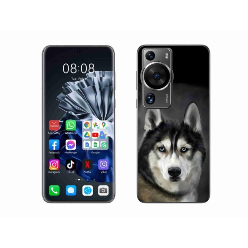 Gél tok mmCase a Huawei P60 Pro számára - husky