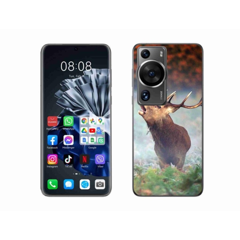 Gél tok mmCase a Huawei P60 Pro készülékhez - szarvas 2