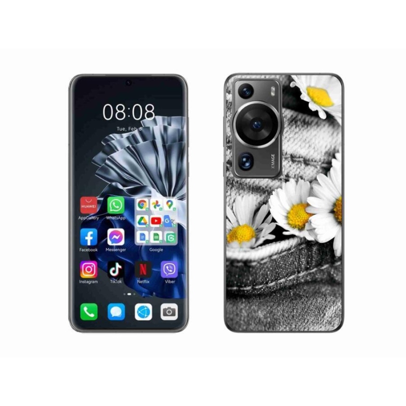 Gél tok mmCase a Huawei P60 Pro készülékhez - margaréták