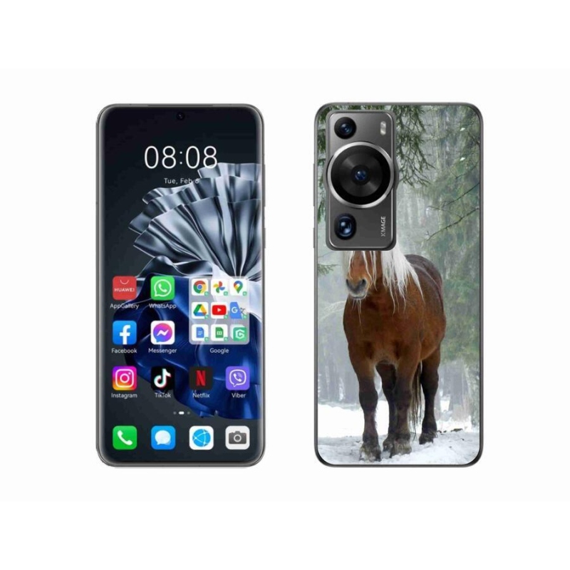 Gél tok mmCase a Huawei P60 Pro számára - ló az erdőben