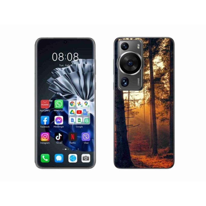 Gél tok mmCase a Huawei P60 Pro készülékhez - erdő