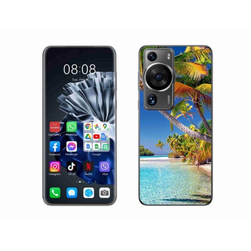 Gél tok mmCase a Huawei P60 Pro készülékhez - tengerparton