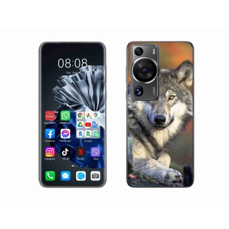 Gél tok mmCase a Huawei P60 Pro készülékhez - farkas