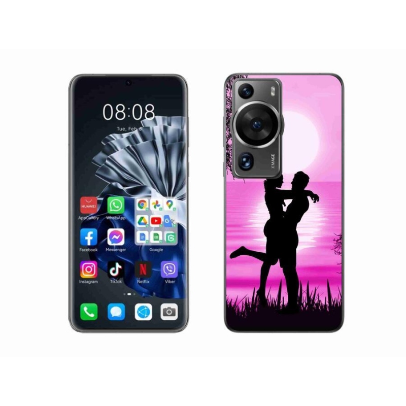 Gél tok mmCase a Huawei P60 Pro számára - naplemente