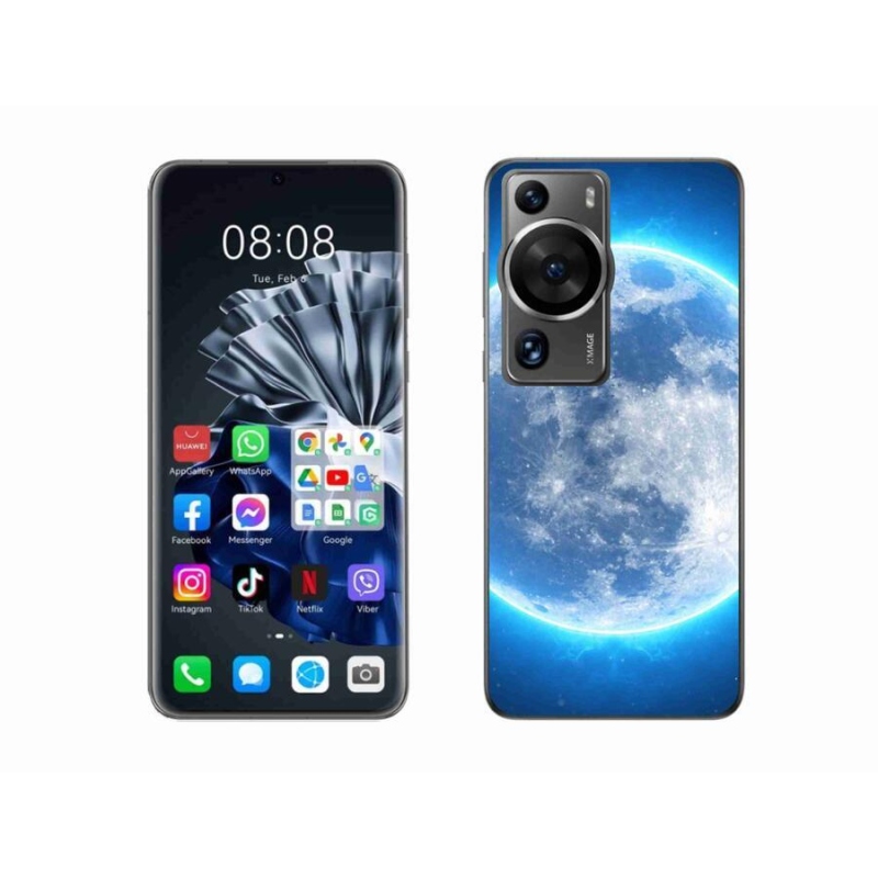 Gél tok mmCase a Huawei P60 Pro számára - földgömb alakú