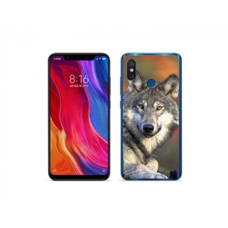 Gél tok mmCase a Xiaomi Mi 8-hoz - farkas