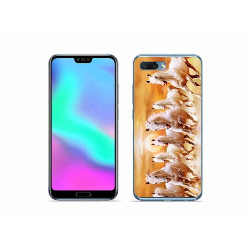 Gél tok mmCase a Honor 10 számára - lovak 2