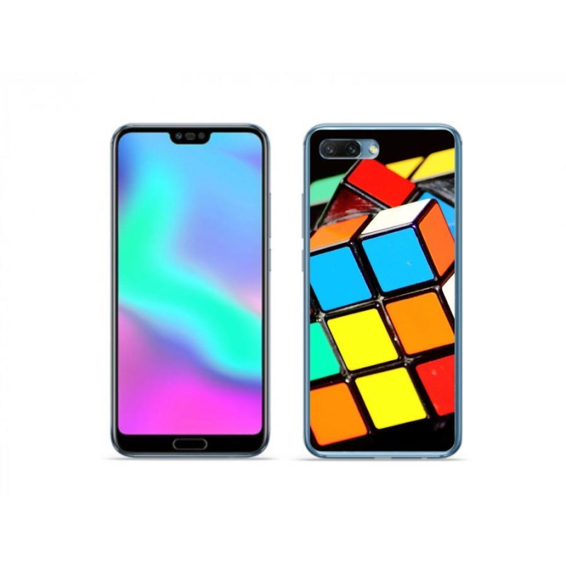 Gél tok mmCase a Honor 10 készülékhez - Rubik-kocka