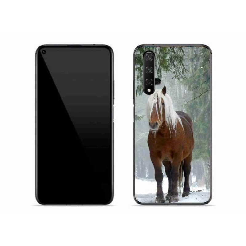 Gél tok mmCase a Honor 20-hoz - ló az erdőben