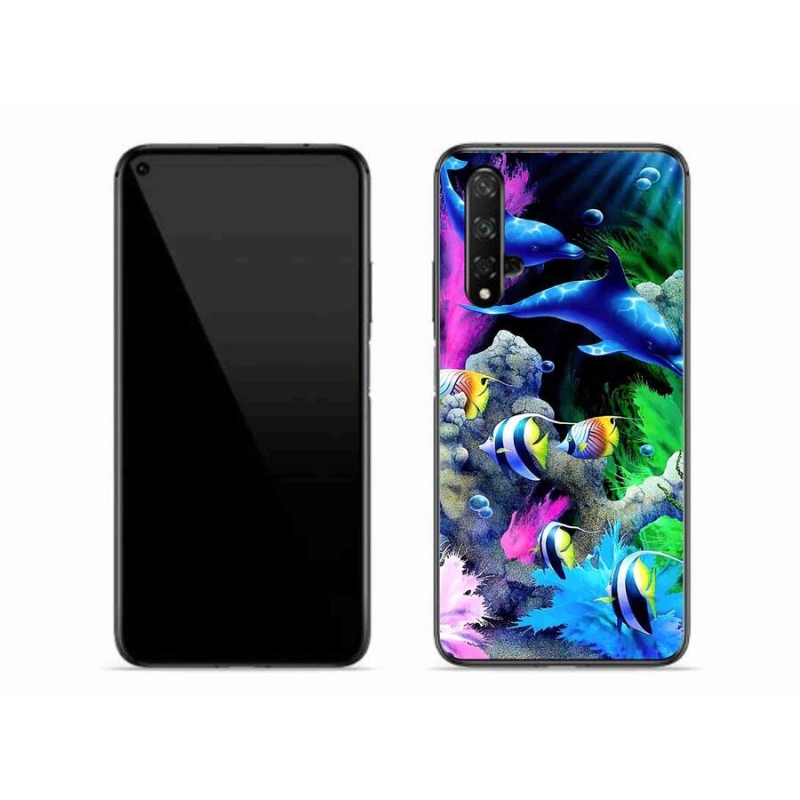 Gél tok mmCase a Honor 20-hoz - tengeri világ