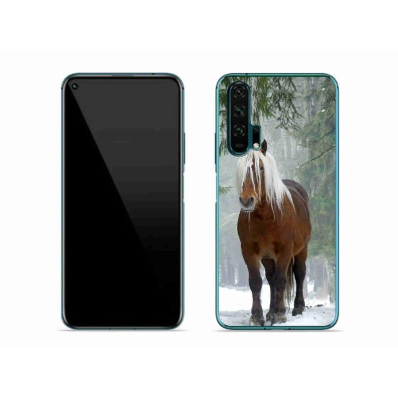 Gél tok mmCase a Honor 20 Pro számára - ló az erdőben