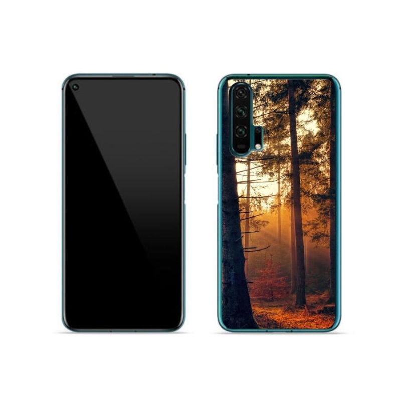 Gél tok mmCase a Honor 20 Pro számára - erdő