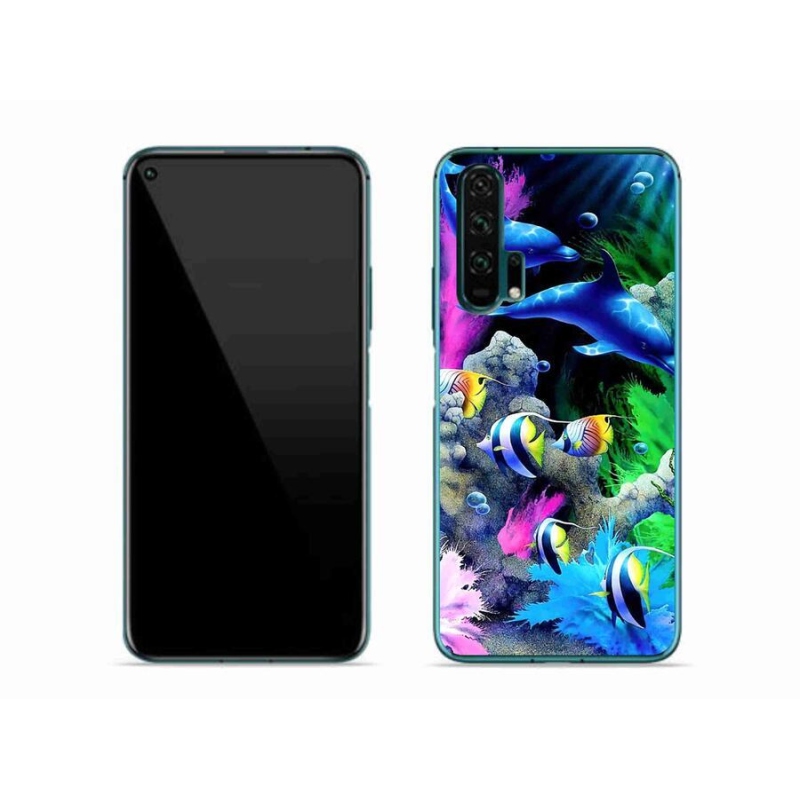Gél tok mmCase a Honor 20 Pro számára - tengeri világ