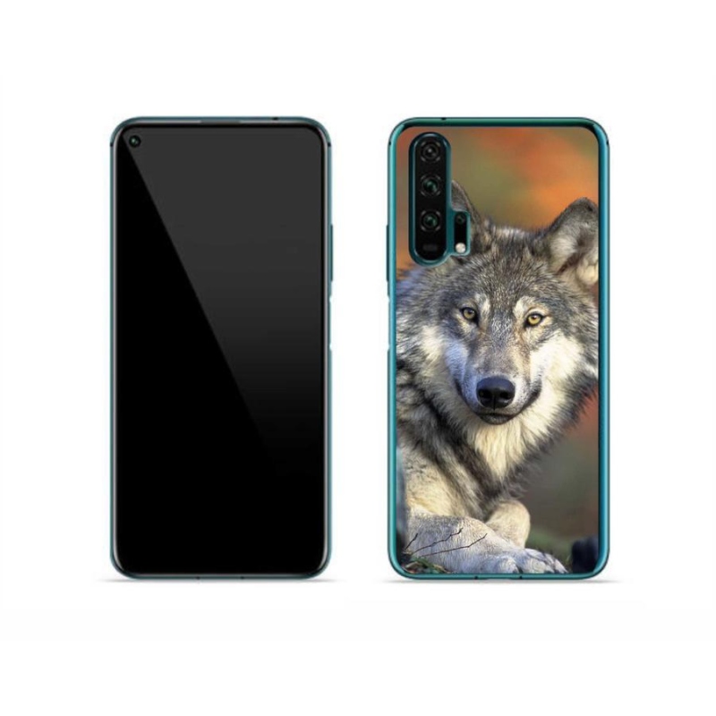 Gél tok mmCase a Honor 20 Pro számára - farkas