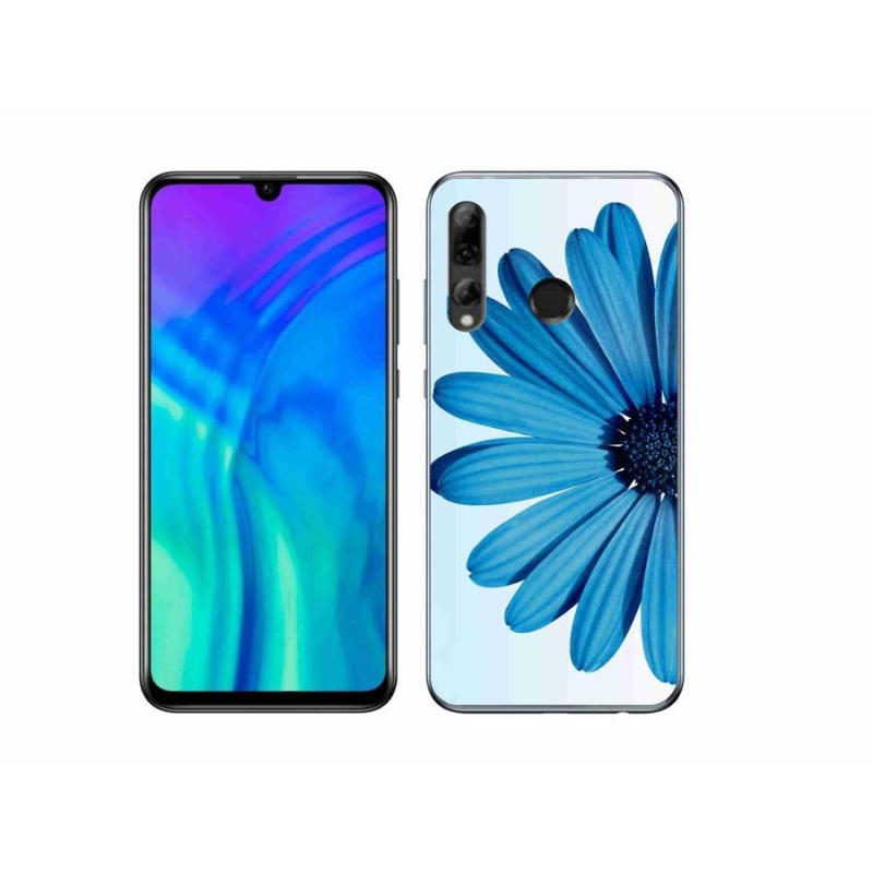 Gél tok mmCase a Honor 20e készülékhez - kék színű margaréta