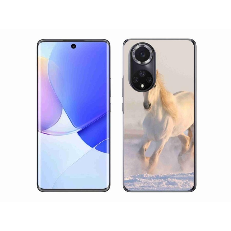 Gél tok mmCase a Honor 50 számára - ló a hóban