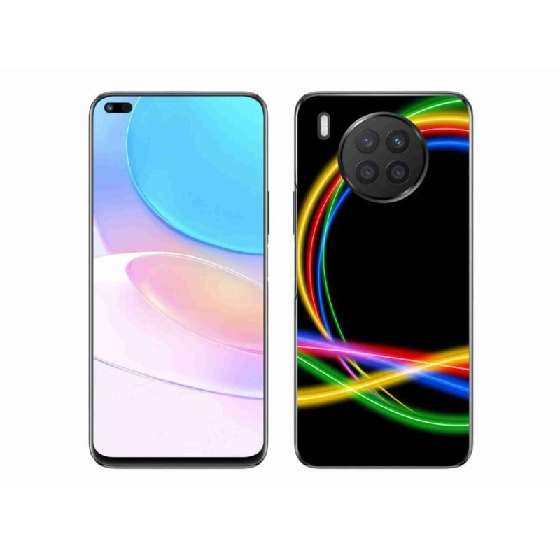 Gél tok mmCase a Honor 50 Lite készülékhez - neon körök