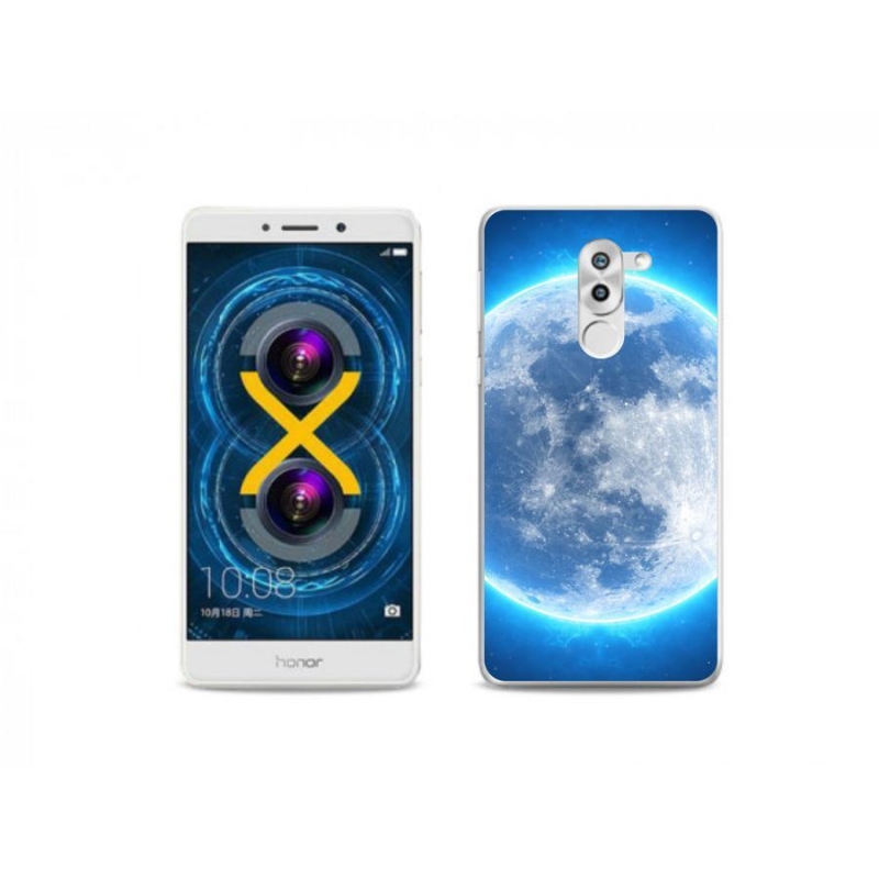 Gél tok mmCase a Honor 6X számára - földgömb