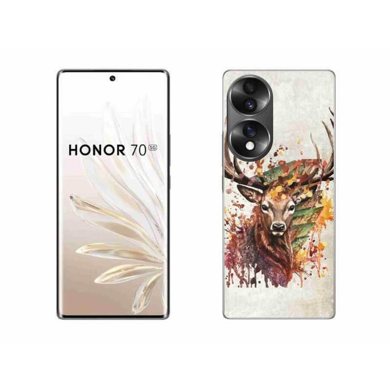 Gél tok mmCase for Honor 70 - szarvas 1