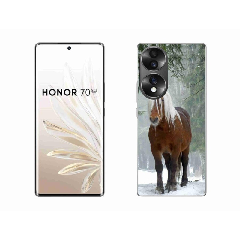 Gél tok mmCase for Honor 70 - ló az erdőben