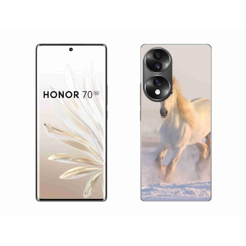 Gél tok mmCase a Honor 70-hez - ló a hóban