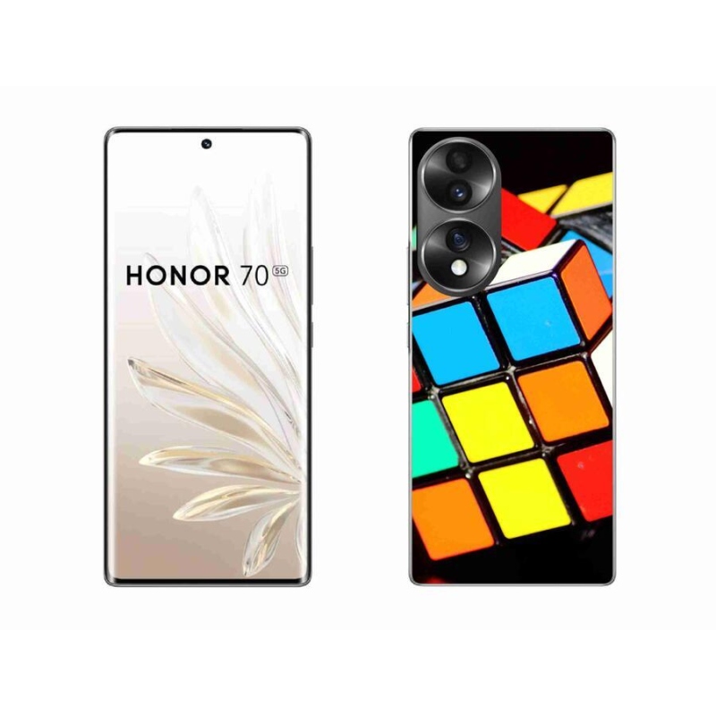 Gél tok mmCase for Honor 70 - Rubik kocka