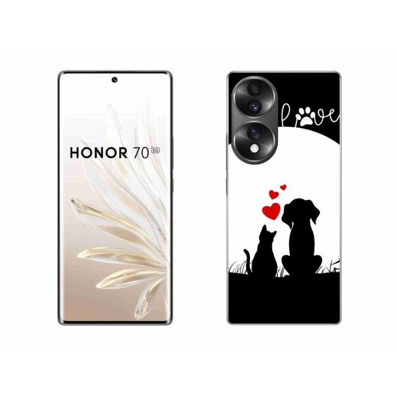 Gél tok mmCase a Honor 70-hez - állatszerelem