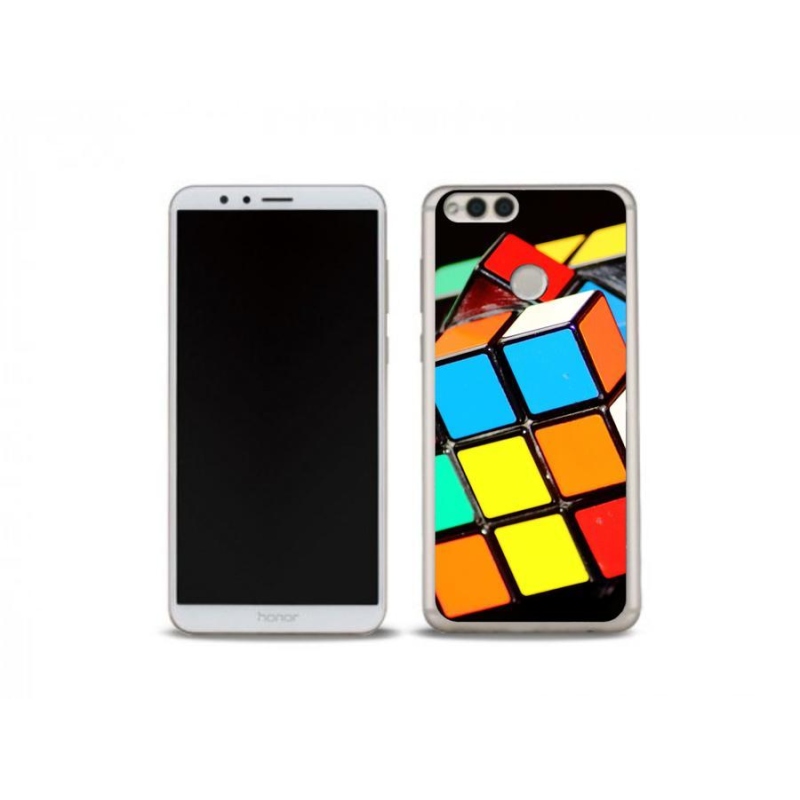 Gél tok mmCase for Honor 7X - Rubik kocka