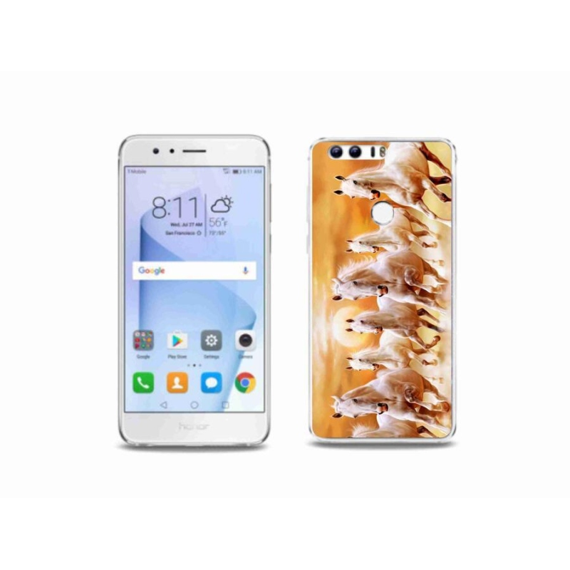 Gél tok mmCase a Honor 8-hoz - lovak 2