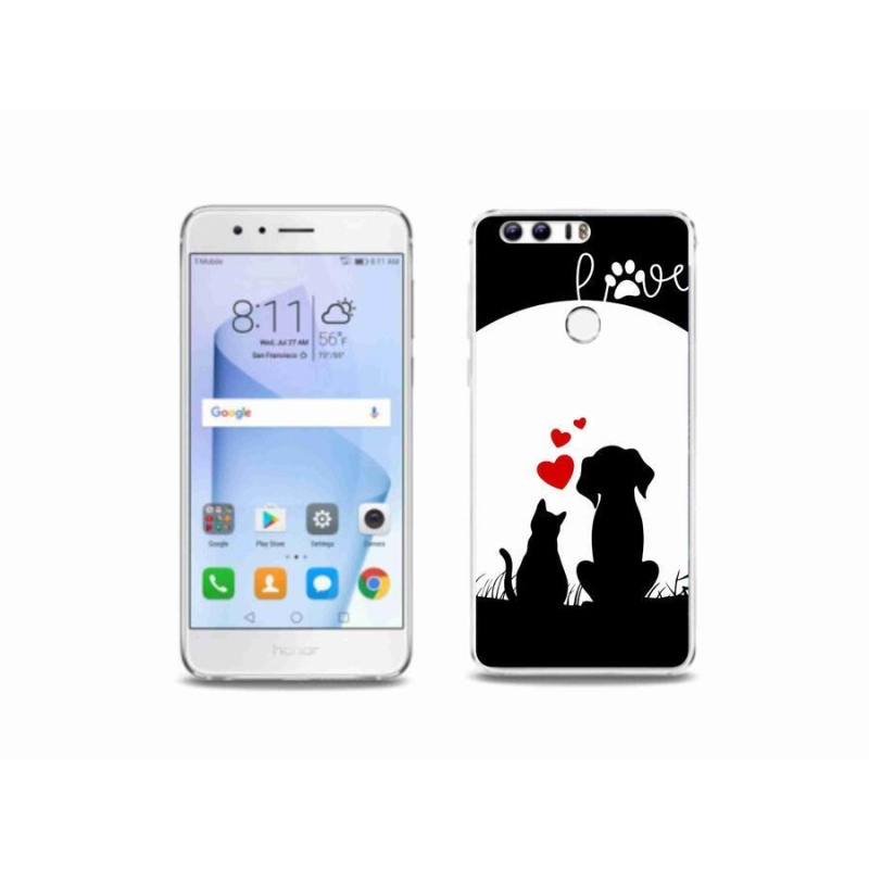Gél tok mmCase a Honor 8-hoz - állatszerelem