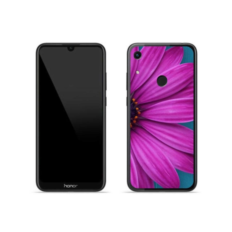 Gél tok mmCase a Honor 8A készülékhez - lila margaréta