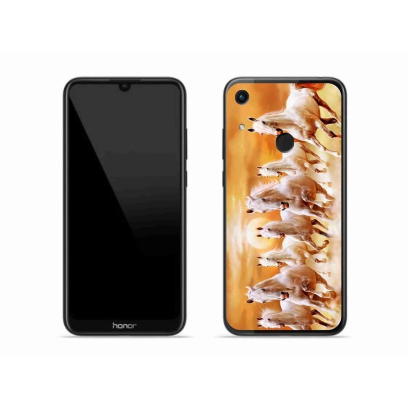 Gél tok mmCase a Honor 8A számára - lovak 2