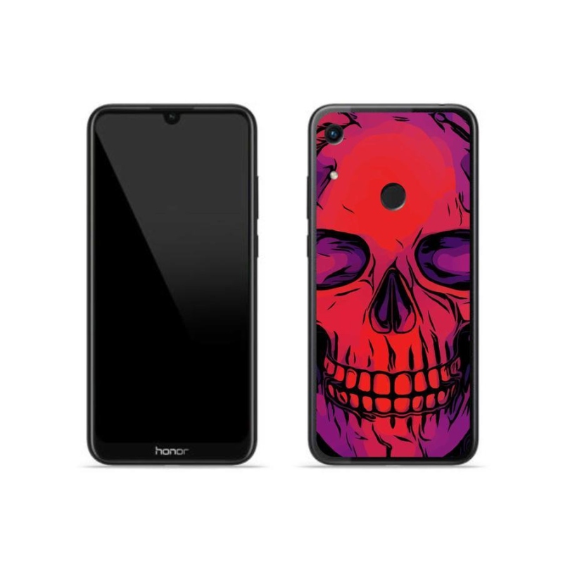 Gél tok mmCase a Honor 8A számára - koponya