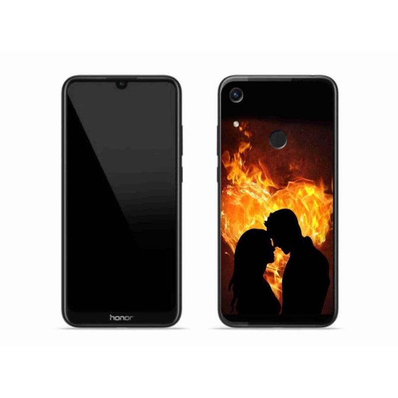 Gél tok mmCase a Honor 8A számára - tüzes szerelem